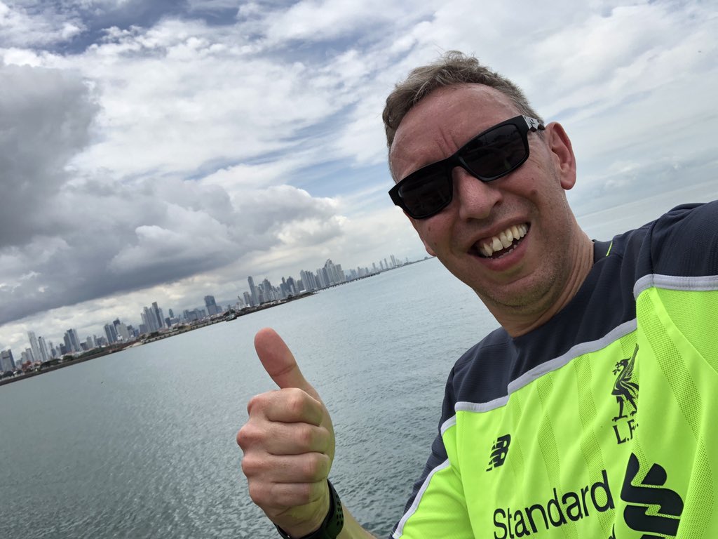 Morning 5km run in Panama for my <a href="/Nsport/">Northamptonshire Sport</a> medal. Had to do it early as I will be in the Panama Canal on the day of the run. Looking forward to getting my 4th medal.