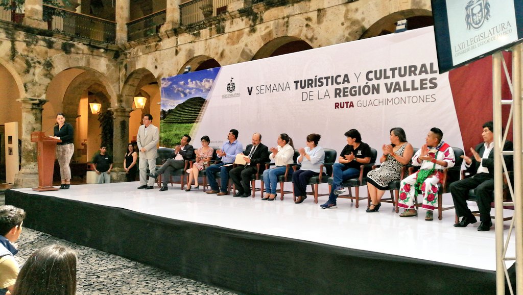 H. Ayuntamiento de Teuchitlán (@hteuchitlan) on Twitter photo Ya presente en la V Semana Turística y Cultural de la Región Valles, Ruta Guachimontones. En <a href="/LegislativoJal/">Congreso de Jalisco</a> junto a diferentes presidentes, directores y diputados que nos acompañan #Teuchitlán Ya presente en la V Semana Turística y Cultural de la Región Valles, Ruta Guachimontones. En <a href="/LegislativoJal/">Congreso de Jalisco</a> junto a diferentes presidentes, directores y diputados que nos acompañan #Teuchitlán
