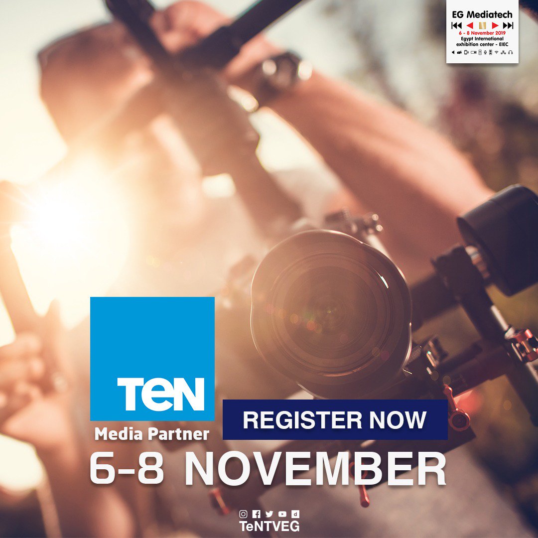 TeNTVEG's tweet photo. مؤتمر #EGMediaTech لمستقبل تكنولوجيا الإعلام في الشرق الأوسط ينطلق في الفترة من 6 إلى 8 نوفمبر القادم.. الراعي الإعلامي TeNTV 📽️
يمكنك الآن التسجيل: https://t.co/7YV1AP1smE https://t.co/6efRuW3Iy9
