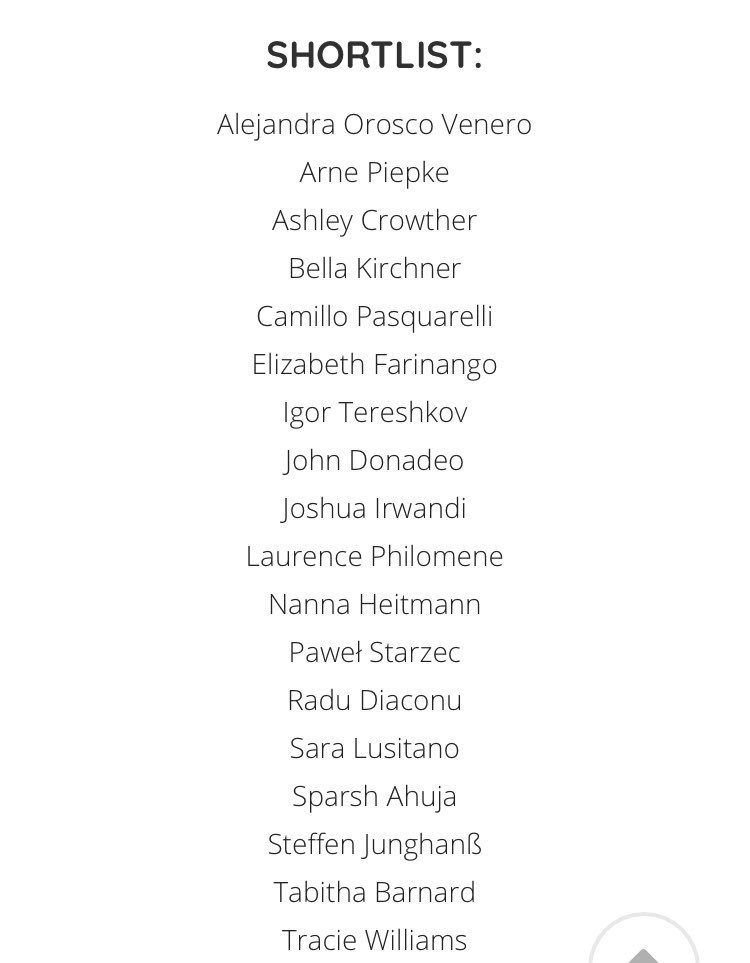 Made it on the Lucie Foundation emerging artist scholarship shortlist!!! 💪