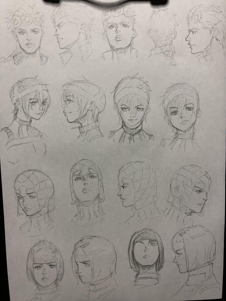 ブチャラティの頭のアレ今日理解できました。 