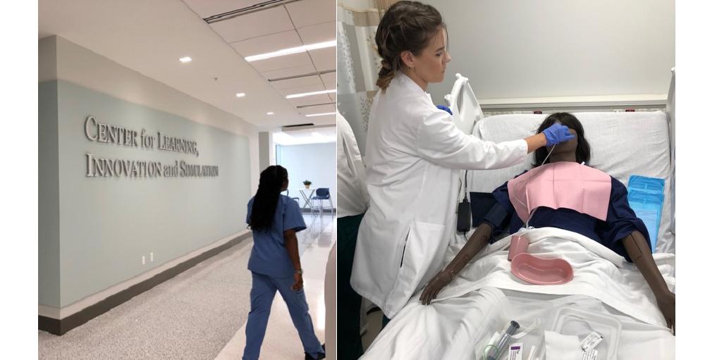 _elevate_health's tweet photo. The all-new 5-fl Center for Learning, Innovation, and Simulation at @MDCollege will show clinical learners how to reduce error, improve #patientsafety and elevate the quality of care. With more than 30 #CAEJuno patient manikins, they've got a great start! #BeMDC #MDCMedical https://t.co/WYdHqiyThF