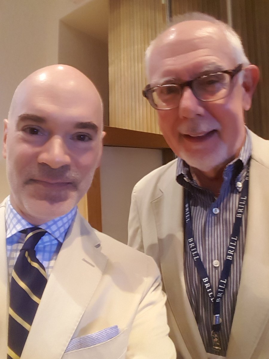 PeterSokolowski's tweet image. Matching summer suits with the great @CoreyFlintoff, who introduced me today at #sharp19.