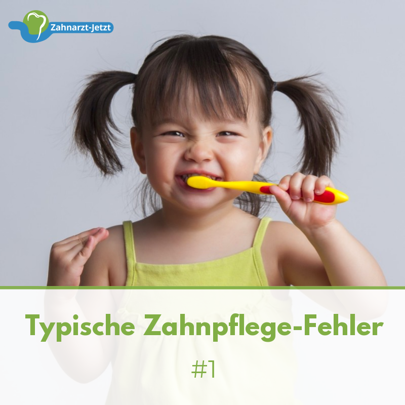 Fehler bei der Zahnpflege bleiben oft lange ohne sichtbare Folgen. Treten dann Probleme auf wie Karies oder Parodontitis, sind viele überrascht, wenn der Zahnarzt ihnen sagt, das liege am falschen Zähneputzen. 
👉  1) Falsche Putztechnik

Mehr Infos zu der Reihe auf Facebook!😊
