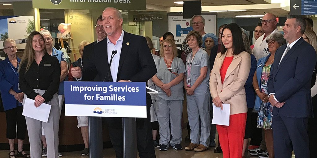 Fraserhealth's tweet photo. Team @Fraserhealth joined Premier @jjhorgan, Minister of Health @adriandix and @DrVictoriaLeeFH to celebrate construction starting for the first-ever at MRI at Langley Memorial Hospital. Learn more: 
https://t.co/UVRxaZSghc https://t.co/nYWkKAcesd