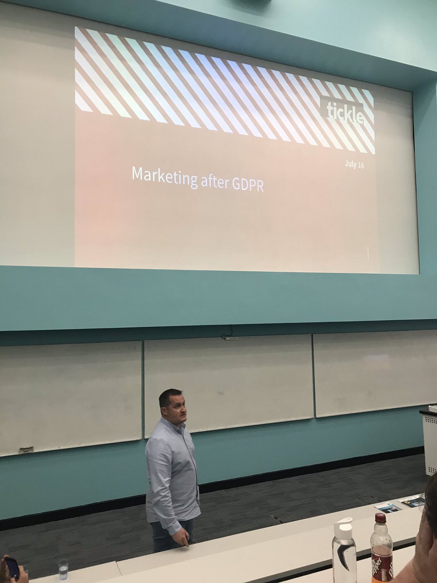 CommunicateTec's tweet image. .@TeessideUni for a @_CSIPC event focussing on #Marketing after #GDPR with @TickleMedia #DataProtection