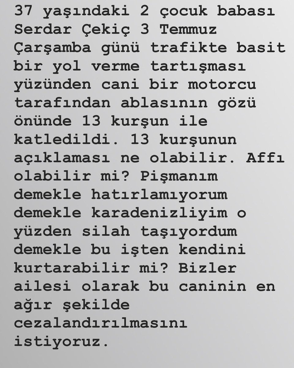 ASLI_SERDAR_'s tweet photo. #serdarcekicicinadalet 
Katilin en ağır cezayı alması için https://t.co/j8zeyJFluj