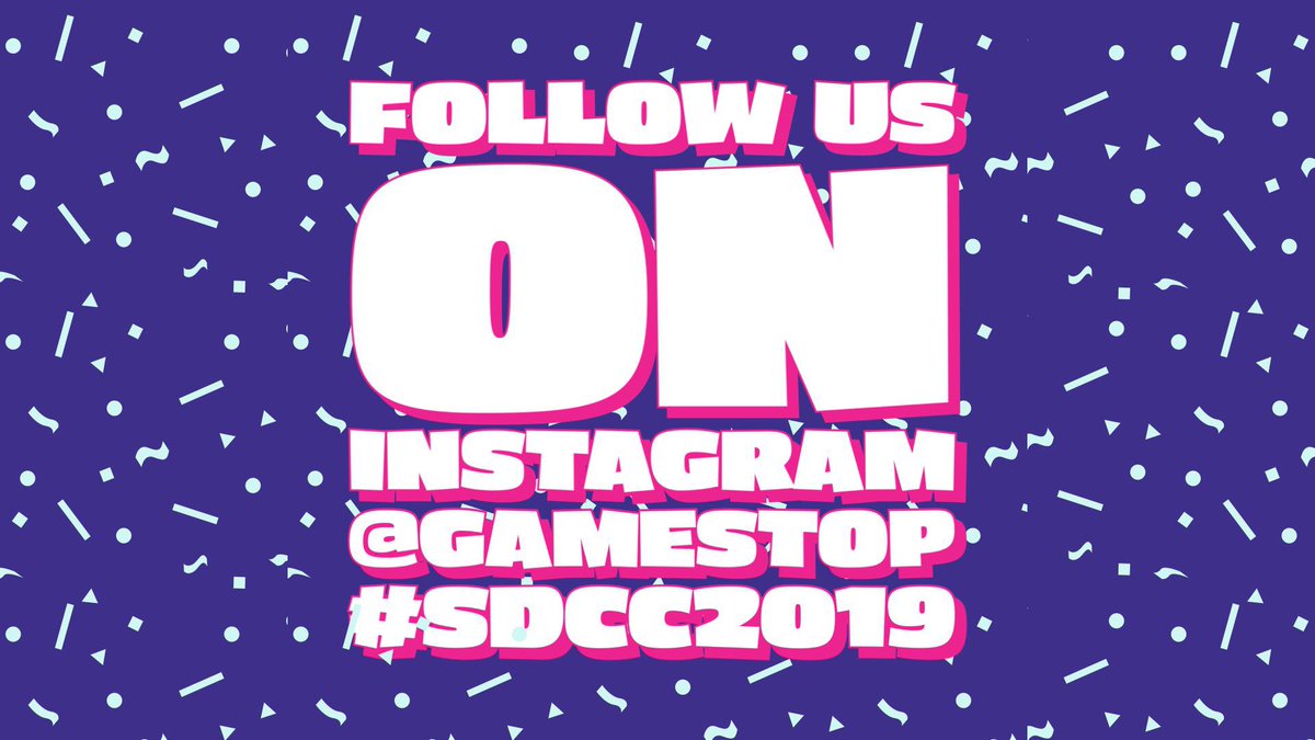 gamestop's tweet photo. We're going to be at San Diego Comic Con next week and if you follow us on Instagram, you'll be able to see everything we see! #SDCC2019 

https://t.co/7CArQEBopI https://t.co/ZTLeSqKfCz