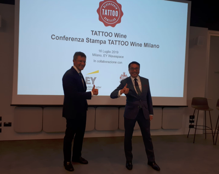 EY_Italy's tweet photo. Nasce #TATTOO Wine, la prima piattaforma al mondo abilitata da #blockchain per il mercato cinese basata su tecnologia #EYOpsChain che unisce #tracciabilità, #ecommerce e tokenizzazione. #EYwavespace https://t.co/AkSLlWWPa8