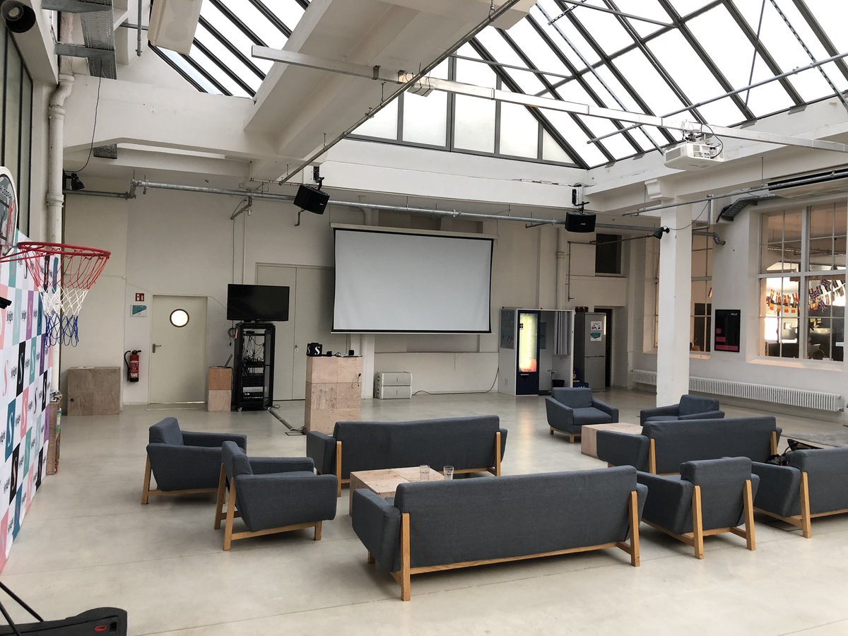 stephanweiss's tweet photo. Just kicking off @TechForGoodMUC at @Stylight ! @_stephaniewang and @Anitale with an amazing intro! https://t.co/RmfZ5KLoub