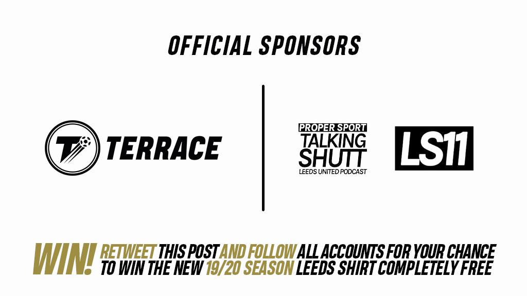 Terrace (@theterracestore) on Twitter photo Leeds fans! Want to WIN the 19/20 shirt for free? Retweet and follow us for a chance, in celebration of our new sponsorship deal! #lufc #mot
<a href="/LS11LUFC/">LS11 - LUFC Podcast</a> <a href="/talkingshutt/">Talking Shutt LUFC podcast</a> <a href="/ProperSport/">Proper Sport</a> Leeds fans! Want to WIN the 19/20 shirt for free? Retweet and follow us for a chance, in celebration of our new sponsorship deal! #lufc #mot
<a href="/LS11LUFC/">LS11 - LUFC Podcast</a> <a href="/talkingshutt/">Talking Shutt LUFC podcast</a> <a href="/ProperSport/">Proper Sport</a>
