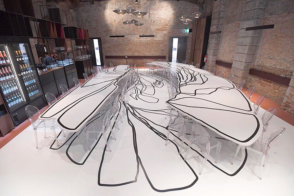 ChefGuyMartin's tweet photo. *There is Art in everything we do* dîner vénitien @labiennale @illy_coffee @michelinguide #cameronjamie #illychefambassador 
#byguymartin #bienaledivenezia #diner #venezia https://t.co/s9rJH9Uqcr