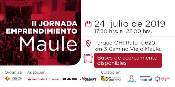 NataRuiz's tweet image. Emprendedores del Maule, el 24 de Julio nos reuniremos en la II Jornada de Emprendimiento Maule.
Inscríbete gratis aquí  ➡️ #asech #maule
 home.asech.cl/actividades/ve…