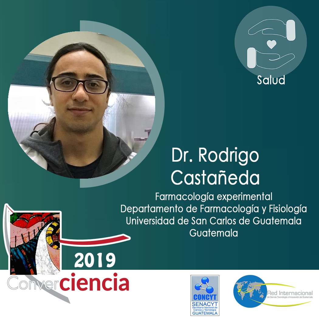 IIQB_USAC's tweet photo. #MentesBrillantesGT | Rodrigo Castañeda, actualmente explora patologías y marcadores moleculares en complicaciones de diabetes, pérdida de audición, tinnitus, envejecimiento, entre otros, experto en la temática de #Salud en #Converciencia2019 #USAC #CCQQFAR #IIQB https://t.co/rb3rcaGPBd