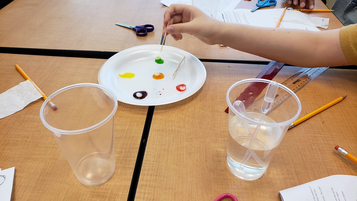 Stem_Spiration's tweet image. What's better than eating candy?  Conducting experiments with candy and THEN eating the candy!
We investigated some capillary action with Candy Chromatography today! #BeInspired #STEMspiration #ScienceYouCanEat