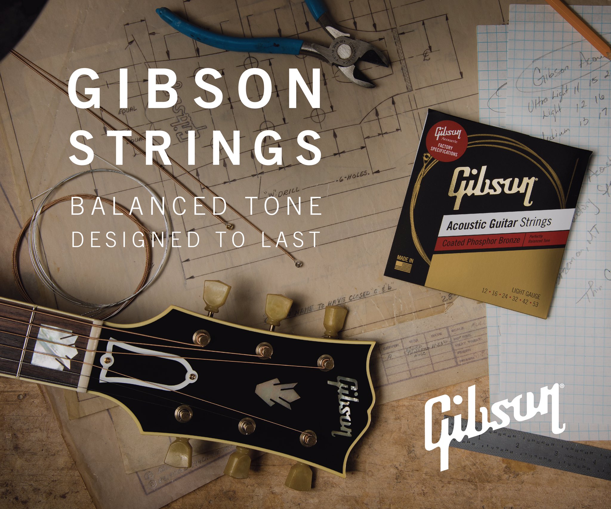Gibson coated cheap acoustic strings