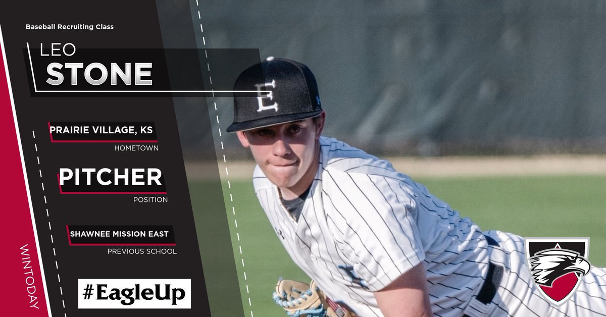 All the way from Kansas, please welcome Leo Stone (<a href="/lstone_13/">Leo Stone</a>)! Leo is a LHP from Shawnee Mission East HS that will be used in big situations for the Eagles this year. 

Welcome to the Eagles, Leo!
#WINToday #EagleUp