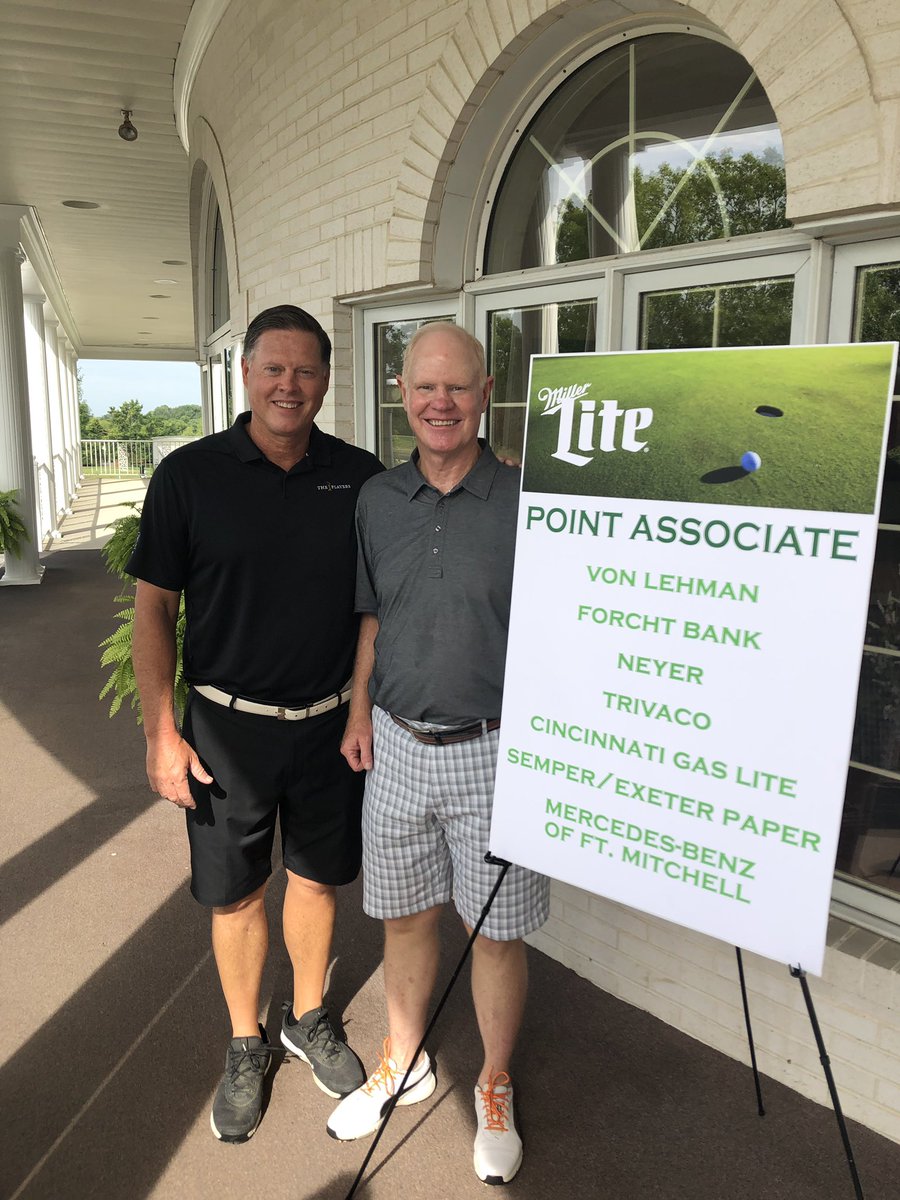 A big thank you to everyone who came out to Triple Crown for the 29th Annual Point Golf Classic yesterday.  Thank you to all our sponsors, golfers and volunteers who made this an awesome event! Pictured are our co-chairs Andy and Scott. #thepointarc