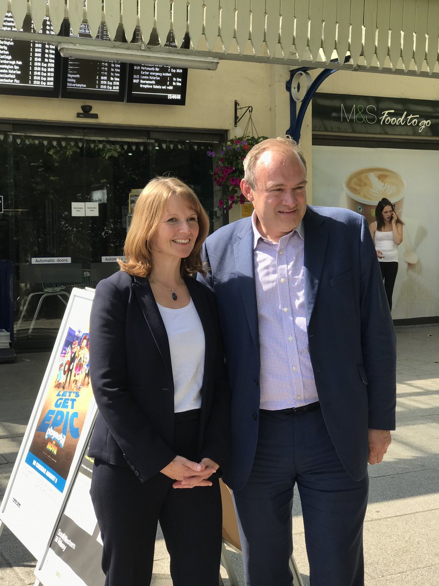 PaulaWFerguson's tweet photo. Thank you @EdwardJDavey for coming to Winchester this afternoon to speak to some of our members. Whatever happens next Monday, it’s going to be great working with you. #DemandBetter #winld https://t.co/rIjmID47LQ