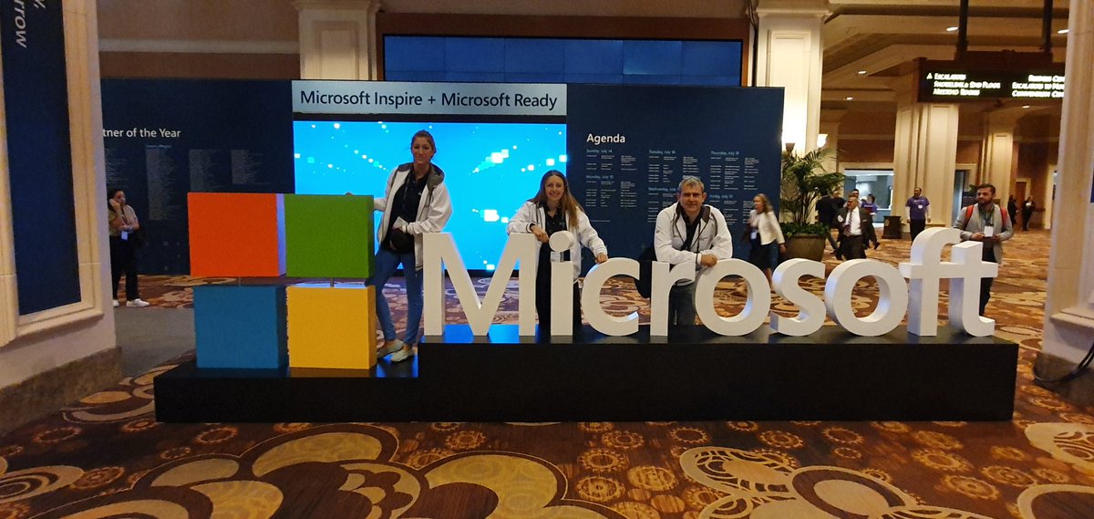 #HPEMSFT italia team is ready for a full day in #Msinspire