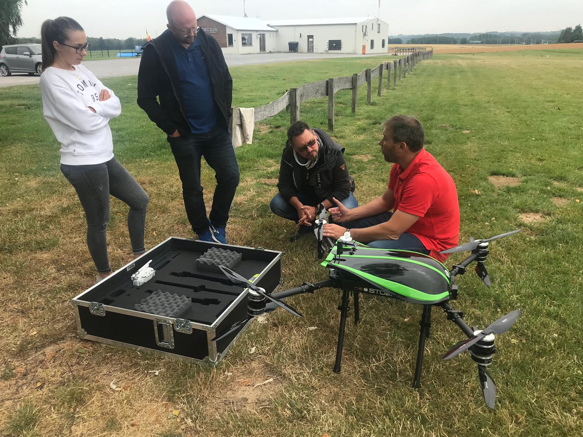 CodeGorillaBVBA's tweet image. training day #stormbee #lidar