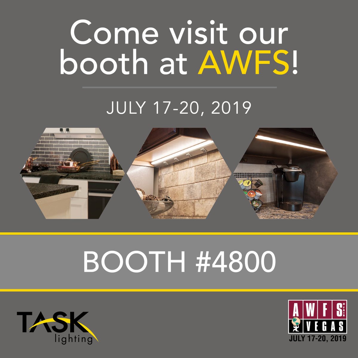 tasklighting's tweet image. It all starts tomorrow at Booth #4800! #AWFS2019