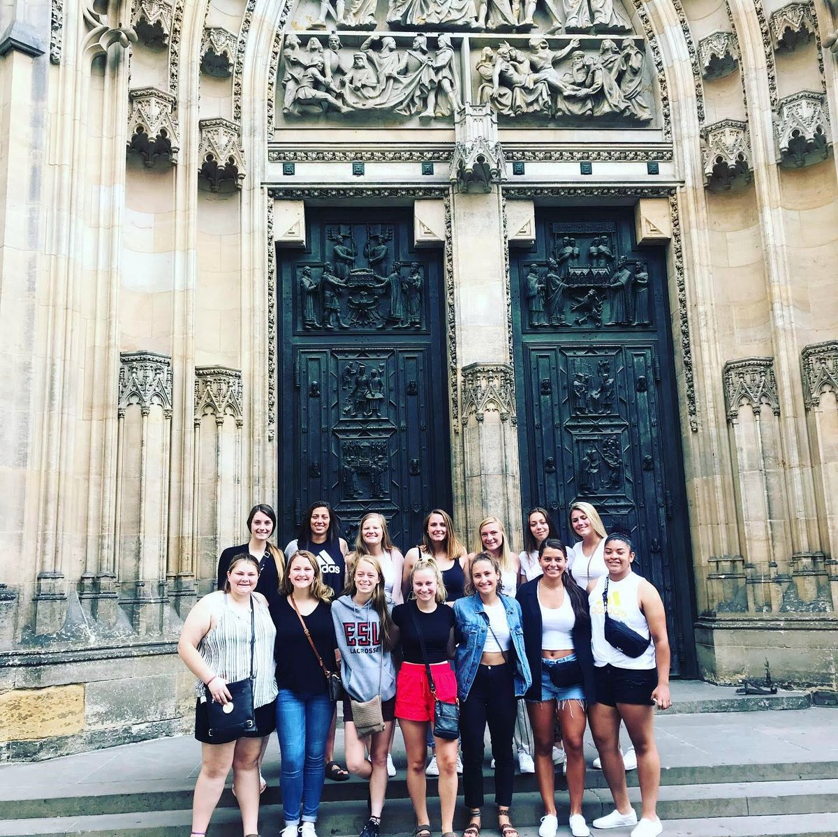 WLAX: Meister! The ESU women's lacrosse team returned home with a new trophy to add to its collection after winning the Berlin Open 2019 in Berlin, Germany. 

Full Story: esuwarriors.com/news/2019/7/16…