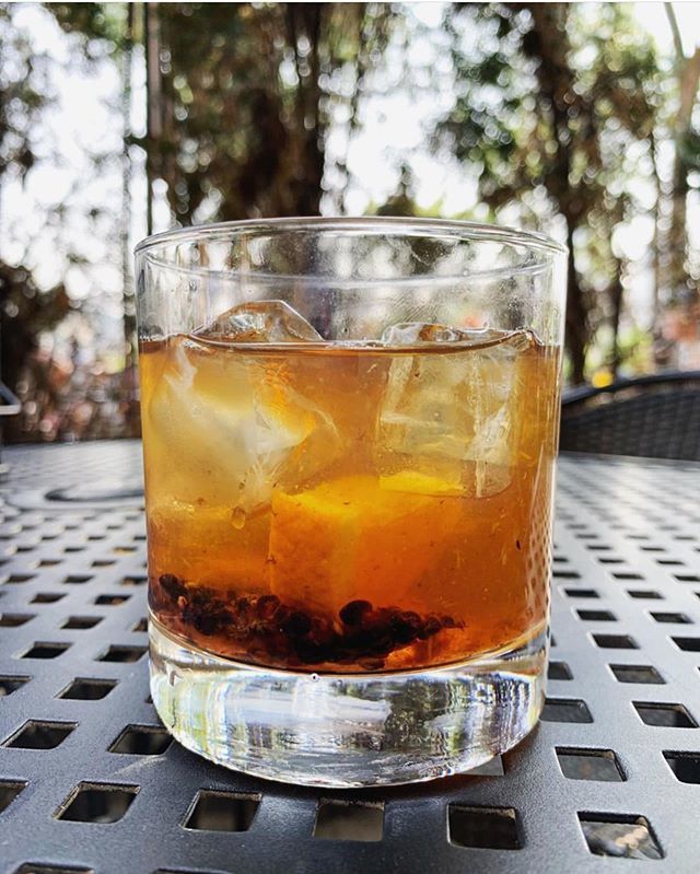 Our Aster New Fashioned, made with Elijah Craig Small Batch Bourbon, demerara, orange, blackberry and Fee’s orange bitters. We use blackberry instead of cherry to put our twist on this Kentucky Classic. 🥃 📷: @gingerinthecities instagram.com/p/Bz_be1uH-zs/