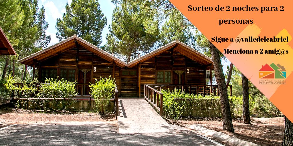 SORTEO

2 NOCHES PARA 2 PERSONAS

Para participar:
       - Sigue a <a href="/valledelcabriel/">Cabañas rurales Valle del Cabriel</a>
       - Menciona a 2 amig@s
