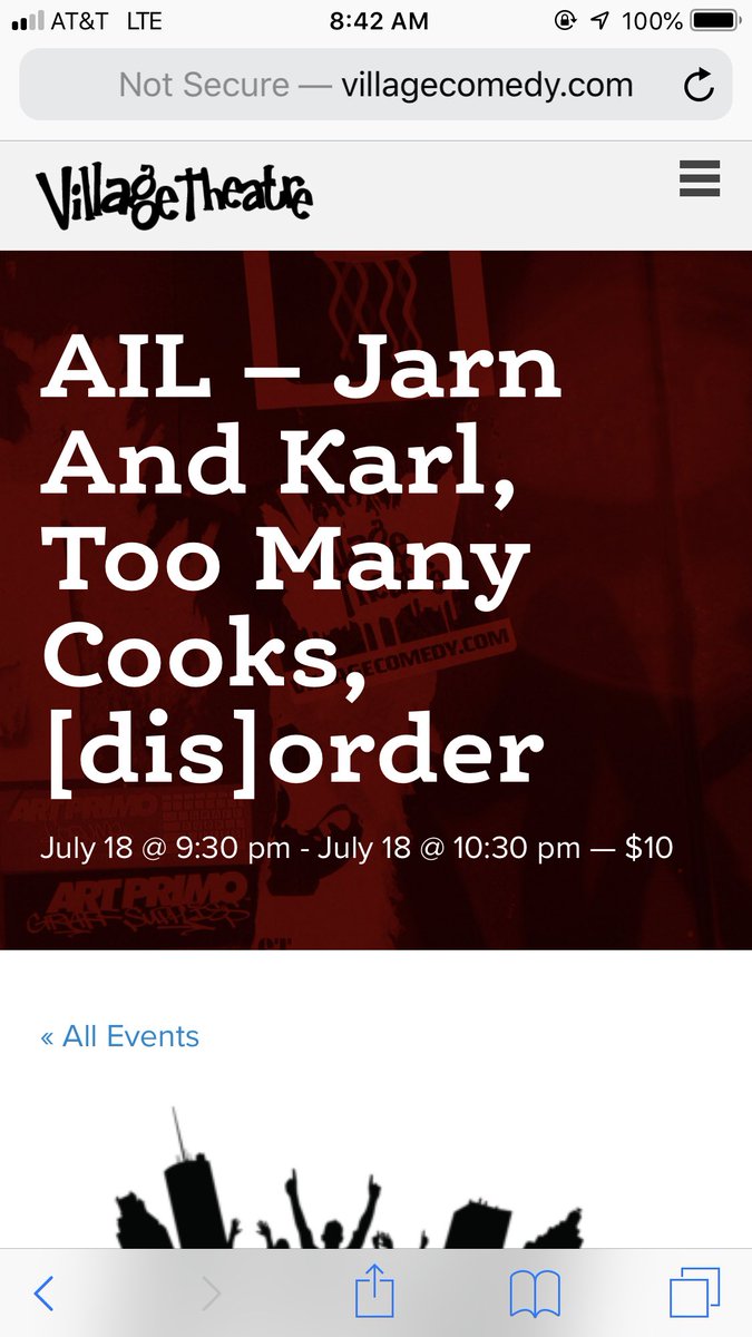 TooManyCooksATL's tweet image. You have THREE chances to see us cooking up some comedy this week!

•July 18th 7:00 PM Romantic Comedy Night at Sister Louisa’s Church Annex 

•July 18th 9:30 PM Atlanta Improv League Match at @villagetheatre 

•July 19th 8:00 PM Cooks Variety Show at @RelapseTheatre