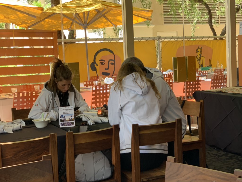 Team <a href="/HPE_IT/">HPE Italy</a> highly concentrated with their social media work covering #HPEMSFT at #MSInspire in Las Vegas! <a href="/Paolo_Delgrosso/">Paolo Delgrosso</a> <a href="/rigoldip/">paola rigoldi</a>