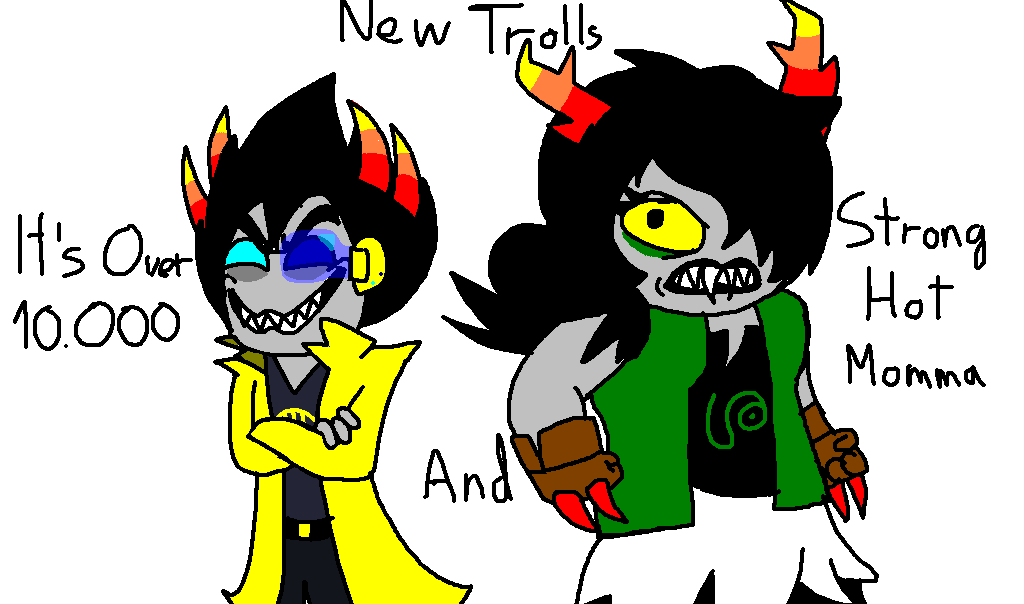 HeyIamTsuyo's tweet photo. Troll Call in a nutshell (5/5)
#hiveswap #trollcall #azdaja #konyyl #karako #marsti #lanque #remele https://t.co/ZZ06gb8o5M