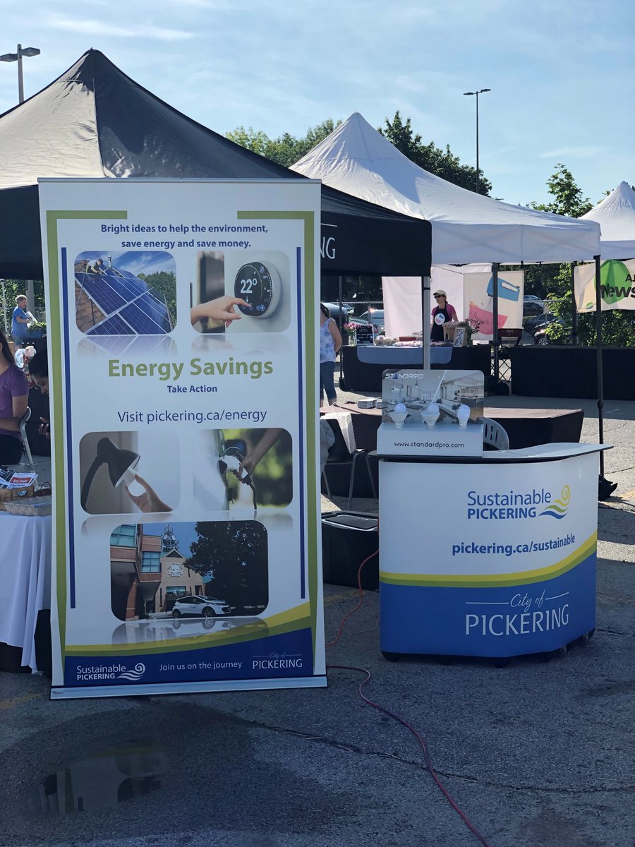 SaveonEnergyOnt's tweet photo. We had a great time at the Pickering City Centre Farmers’ market with @cityofpickering talking about how you can save energy at home with the help of the #HomeAssistanceProgram. Want to learn how you can save? Visit our website: https://t.co/R7di3R0VR0 https://t.co/uCA97eBtXU