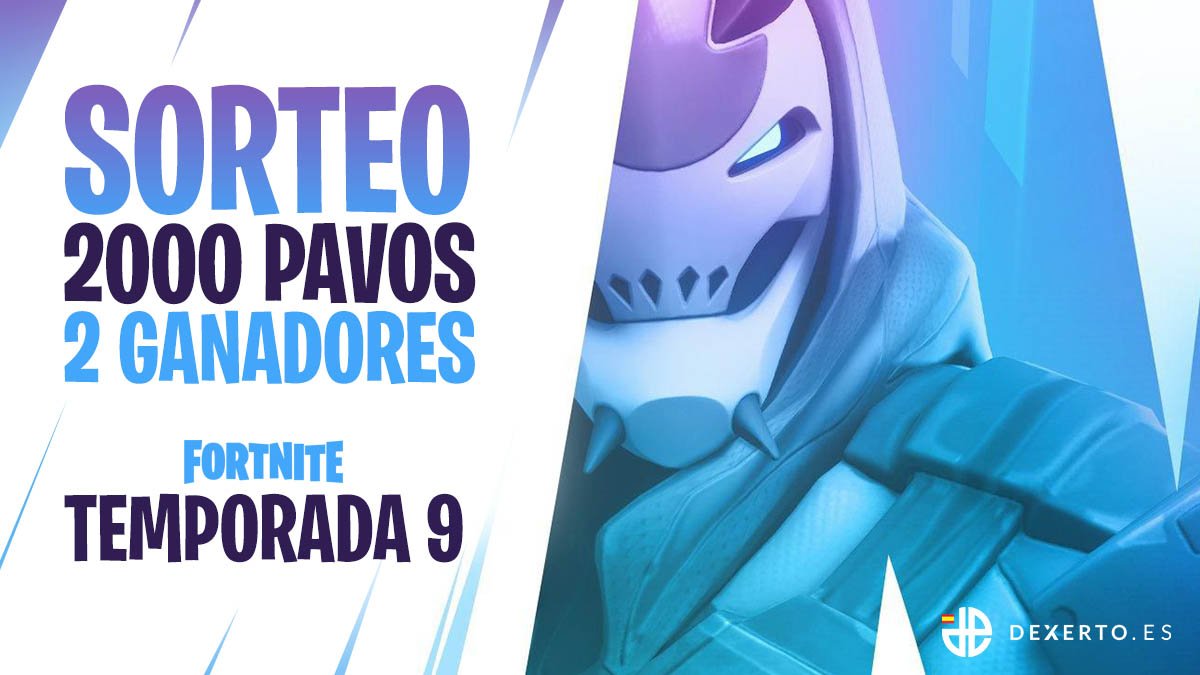 🎁#SORTEO 2.000 paVos #Fortnite 🎁

¡#RT y #Follow 
<a href="/FortniteEsp_/">Fortnite Info</a> y <a href="/DexertoES/">Dexerto.es</a> para ganar 1 000 paVos! 

🔥2 GANADORES 🔥 

Fin del sorteo 22/07