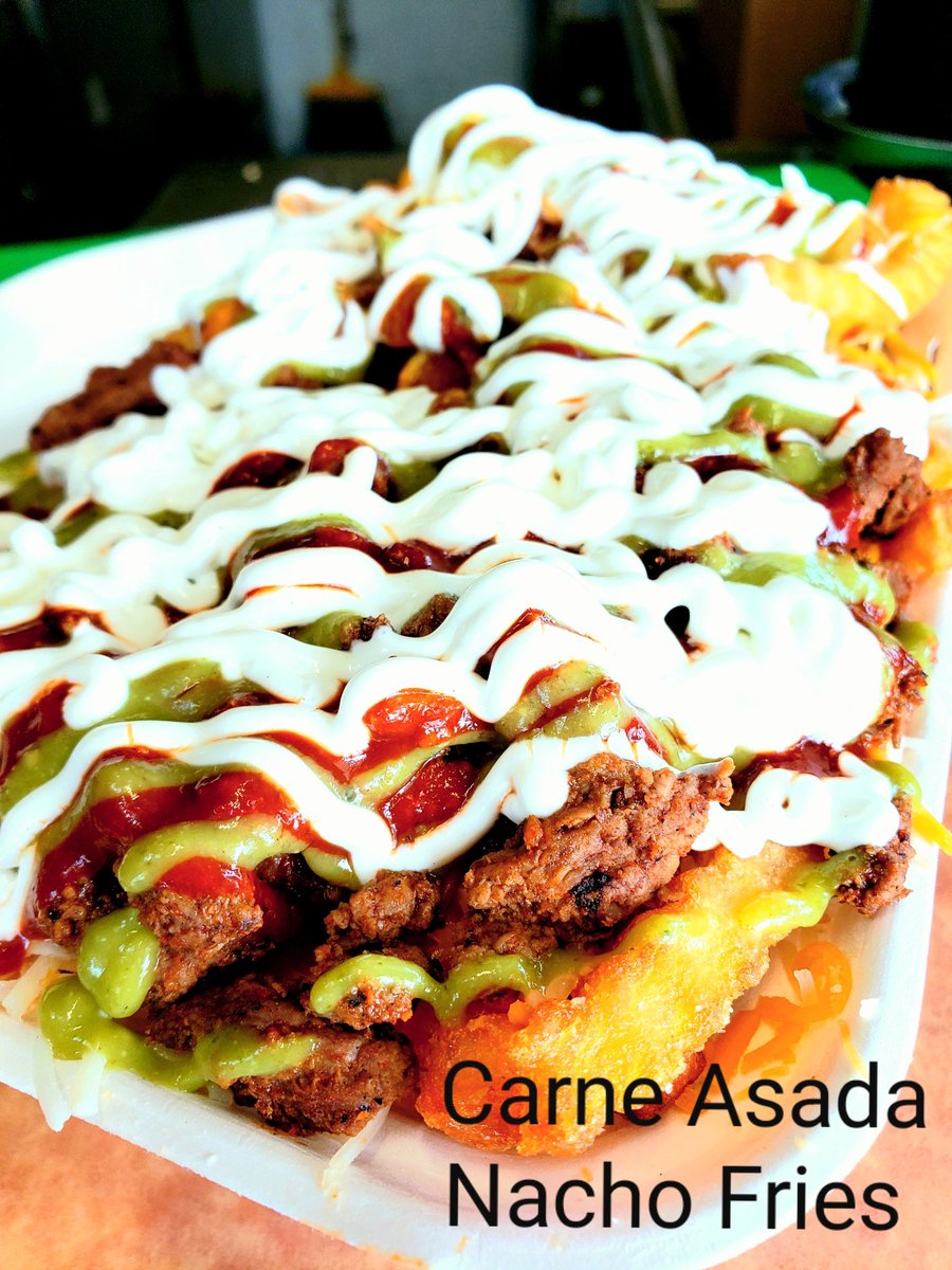 TheVetChefLLC's tweet photo. @GuyFieri Come to the Seattle area and get yourself some of our Carne Asada Nacho Fries!! Not out of a trashcan but damn good! https://t.co/baw8HjahsF