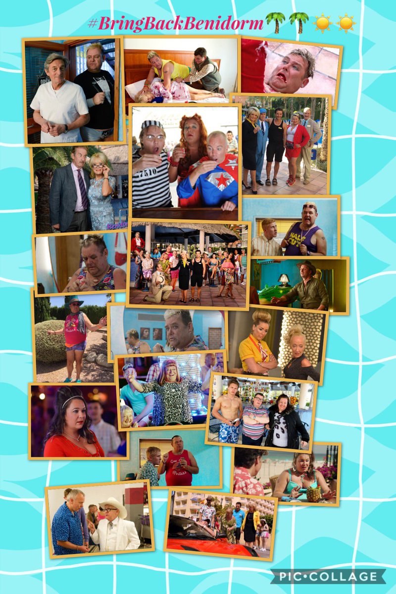 FanBenidormPage's tweet photo. Who wants @BenidormTVshow Series 11 to happen? would love another Channel to do it or @_netflixuk #Benidorm brings happiness and laughter #greatcast #BringBackBenidorm 😊😊💜 https://t.co/C9FYSmljEa