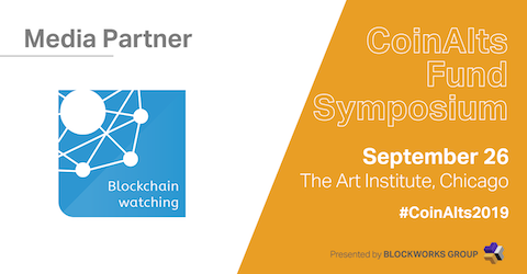 Excited to have <a href="/BlockchainWatc2/">Blockchain Watching</a> as an official Media Partner for #CoinAlts2019

BW provides blockchain and cryptocurrency enthusiasts with global news articles, events, reviews, video’s, exchange rates, and an in-depth knowledge centre.

Use MPBCW10 for 10% off any ticket!