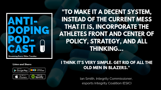 PCCantidoping's tweet image. Does #esports have a doping problem? New #podcast

@SportIntegrity and the Integrity Commissioner of @ESIC_Official break it down. Pretty candidly. 

Don't miss this one. 

cleancompetition.org/anti-doping-po…

(and let us know what you think of the new site!)

#esportsfi #gaming #gamer