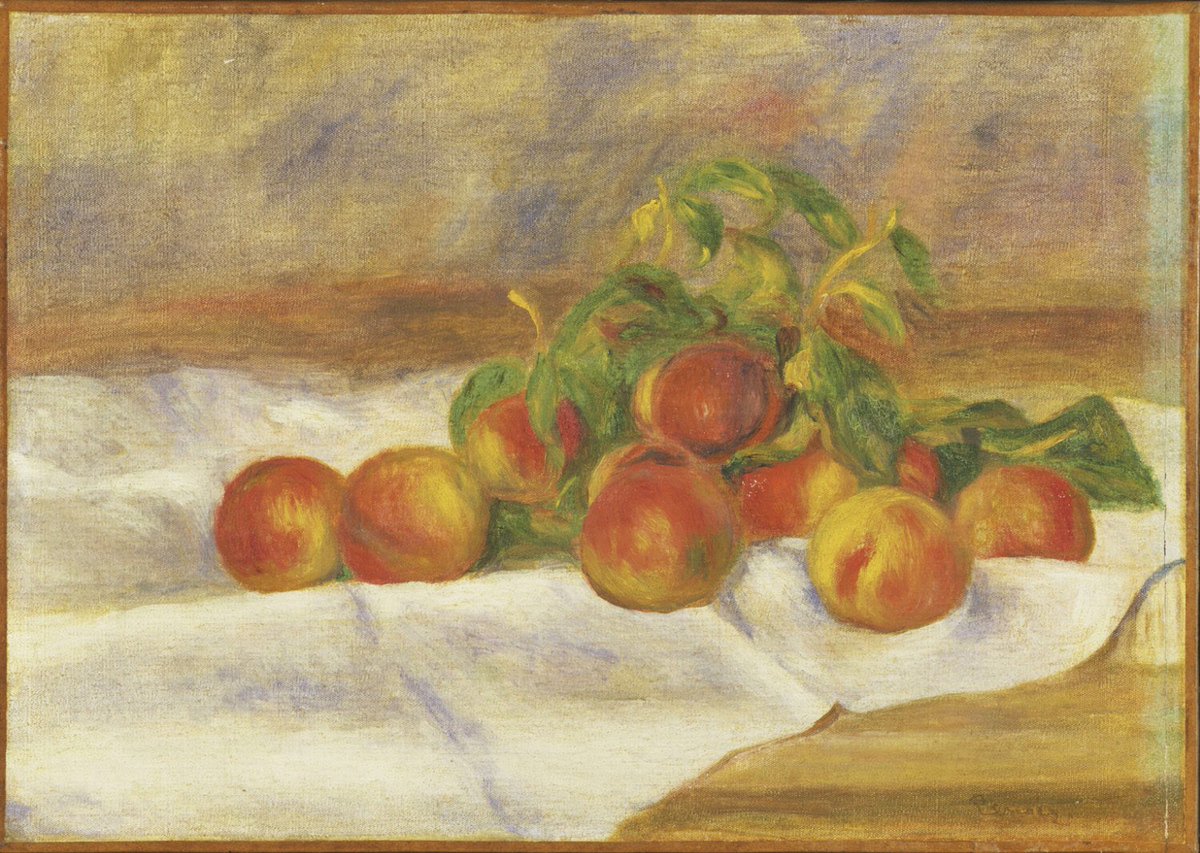 philamuseumart's tweet photo. It’s finally peach season in Pennsylvania! See this painting and more in “The #ImpressionistsEye,” open now through August 18. 🍑 https://t.co/WzAPBpSUzI https://t.co/HZqT5J3Jj0