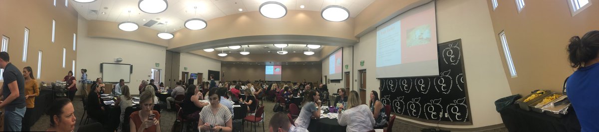 QC_WrestlingAZ's tweet photo. First day of PD for teachers new to the Queen Creek Unified School District @qcusd . Meeting some great people, while learning about QC expectations. Excited to get to work. GO DAWGS! @QCHS_Athletics https://t.co/x6ufp9uyxn