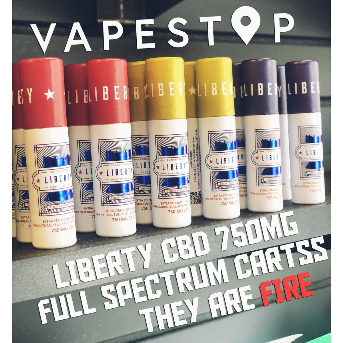 GoVapeStop's tweet image. New in stock! Liberty CBD carts. One of the best tasting, smoothest CBD carts on the market! Come in and grab one before they’re gone!
#chicagocbd #cbd #cbdvape #cbdchicago #cbdhealth #cbdcarts #cbdisolate