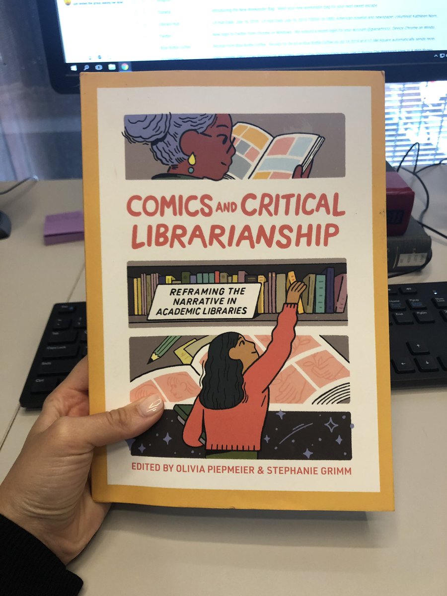 My most recent purchase! This publication makes me so happy and I’ve only just begun #comics #graphicnovels #comicsinlibraries #critlib @LibJuicePress @oliviapiepmeier @stephliana