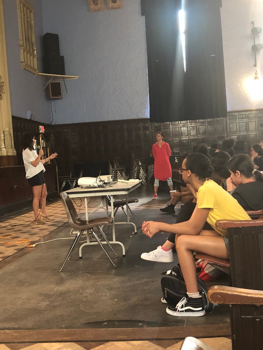 STEMFromDance's tweet photo. "Science is part of every aspect of our lives" and she is right ๐ค. Azeen Ghorayshi is an investigative reporter from @BuzzFeedNews , who came and spoke about her story for Girls Rise Up. It was great having you! @azeen #stemfromdance #girlsriseup2019 #believe #science #life https://t.co/3mude0RyvI