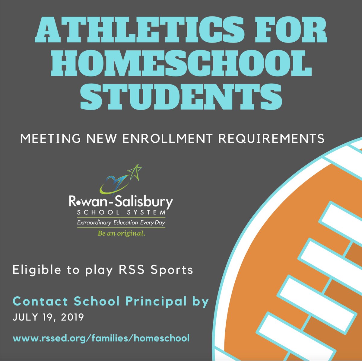 RSS partners with homeschool families to personalize the learning opportunities for children, including participation in athletics.  Please contact the school principal to learn more.  #RSSinspires #RSSengage365 <a href="/lynn_moody/">Lynn Moody</a> <a href="/Eisa_Cox/">Eisa Krushansky Cox</a> <a href="/vanhoyrl/">Rick Vanhoy</a>