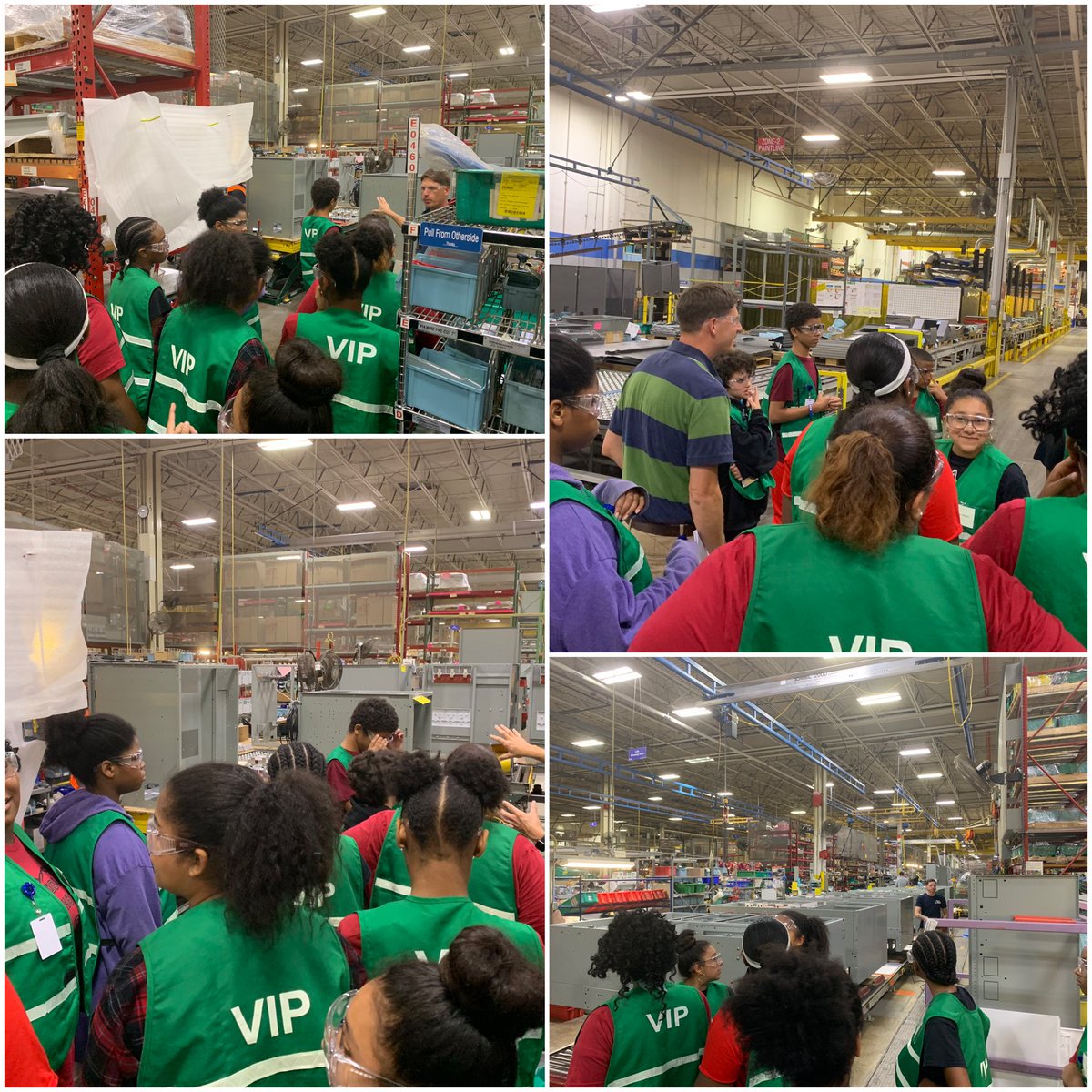 Another day, another visit to one of Asheville’s largest employers. Thank you @eatoncorp for welcoming AMS students in your facility! Students were excited to learn about the numerous job opportunities that exist in their own community. #MSM19 #CougarPride #theACSway