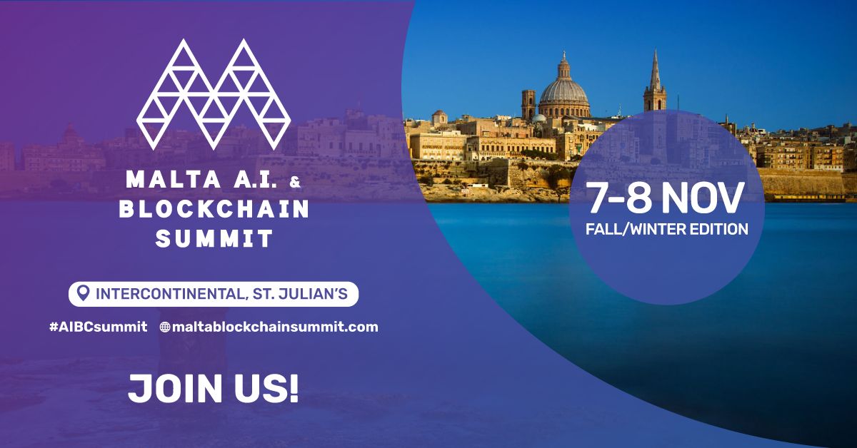 The Malta AI &amp; Blockchain Summit is an event where AI and blockchain technology fans and investors can listen to new ideas and interesting facts.
blockchainwatching.com/events/confere…