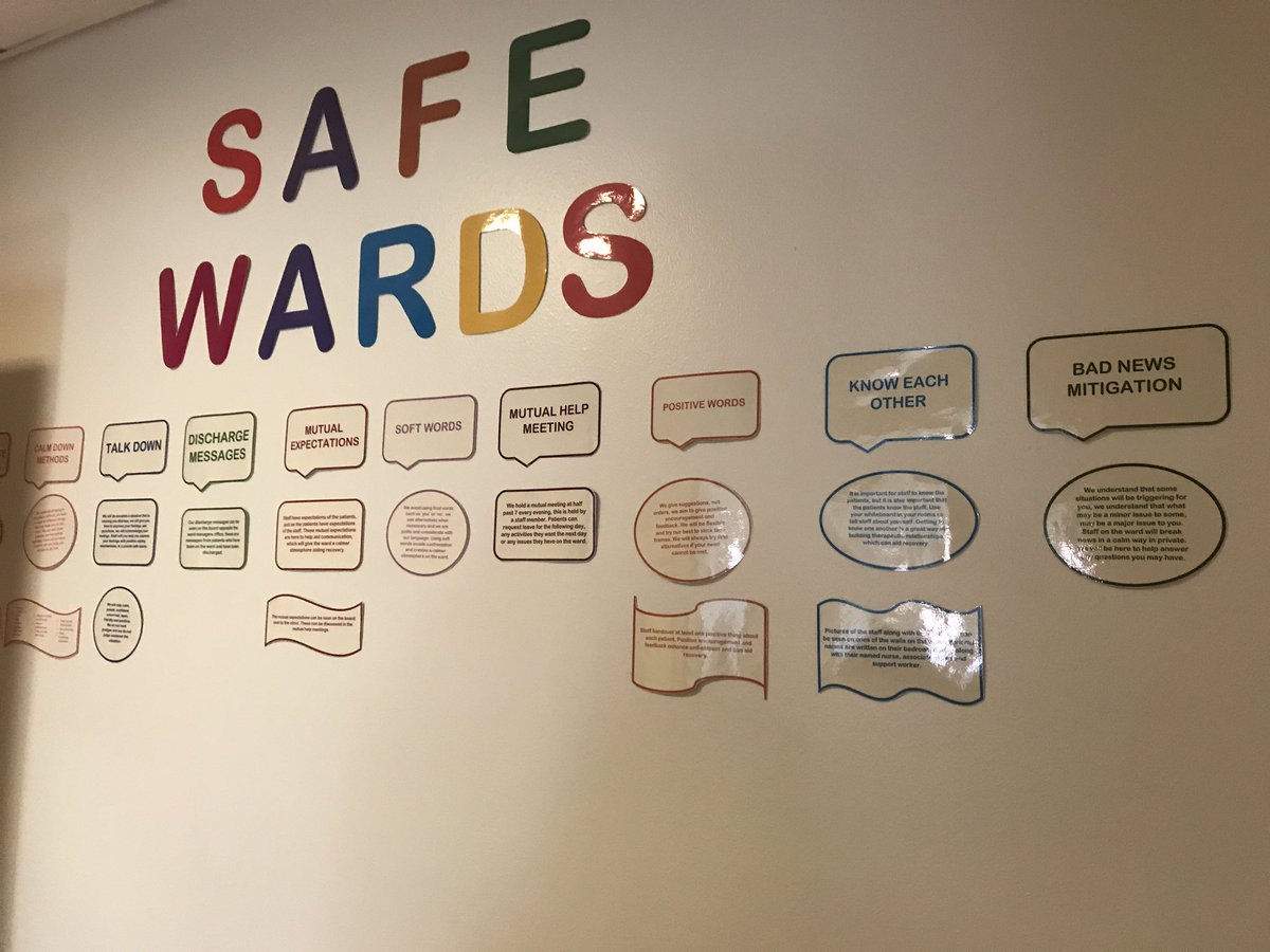 LaureateGarethH's tweet image. Great to see the changes being made by staff and patients in improving the ward. Making the ward a more therapeutic environment for people during their most difficult times #proudmanager #picu @BlakeLauren__ @DarlingtonAbbie @GmmhJo @LianneHolland22