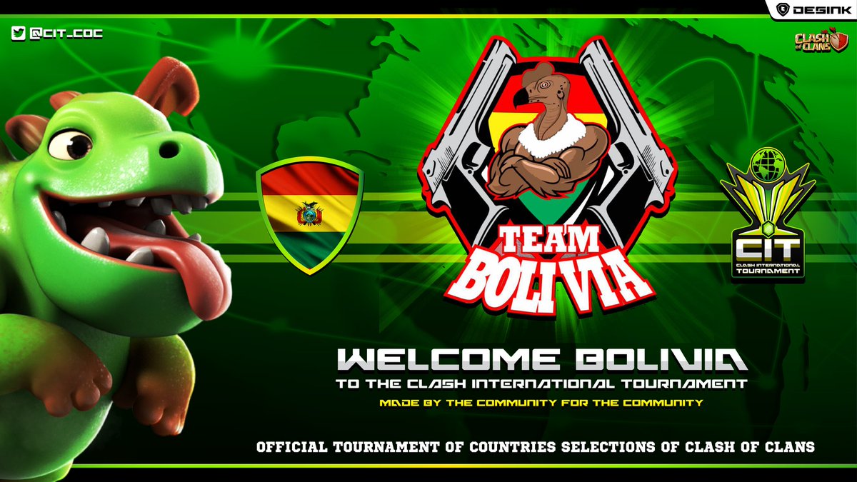 📣OF THE FATHERLAND, THE HIGH NAME 🎶 ARRIVE THE VULTURES OF BOLIVIA TO BE CROWNED WORLD CHAMPIONS TO #CIT🏆

📌DE LA PATRIA, EL ALTO NOMBRE 🎶 LLEGAN LOS BUITRES DE BOLIVIA A CORONARSE CAMPEONES DEL MUNDO🏆

🔁Support the selection of your preference discord.gg/3XYMdU3