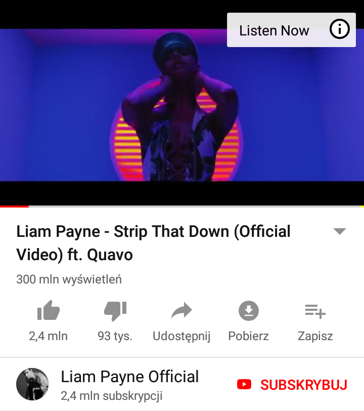 perfectliam91's tweet photo. We've got it!!! 300 million views! Please don't stop watching. This BOP deserves more! 👏🔥😍#StripThatDownStreamingParty #StripThatDown @LiamPayne https://t.co/8NH2qoGols