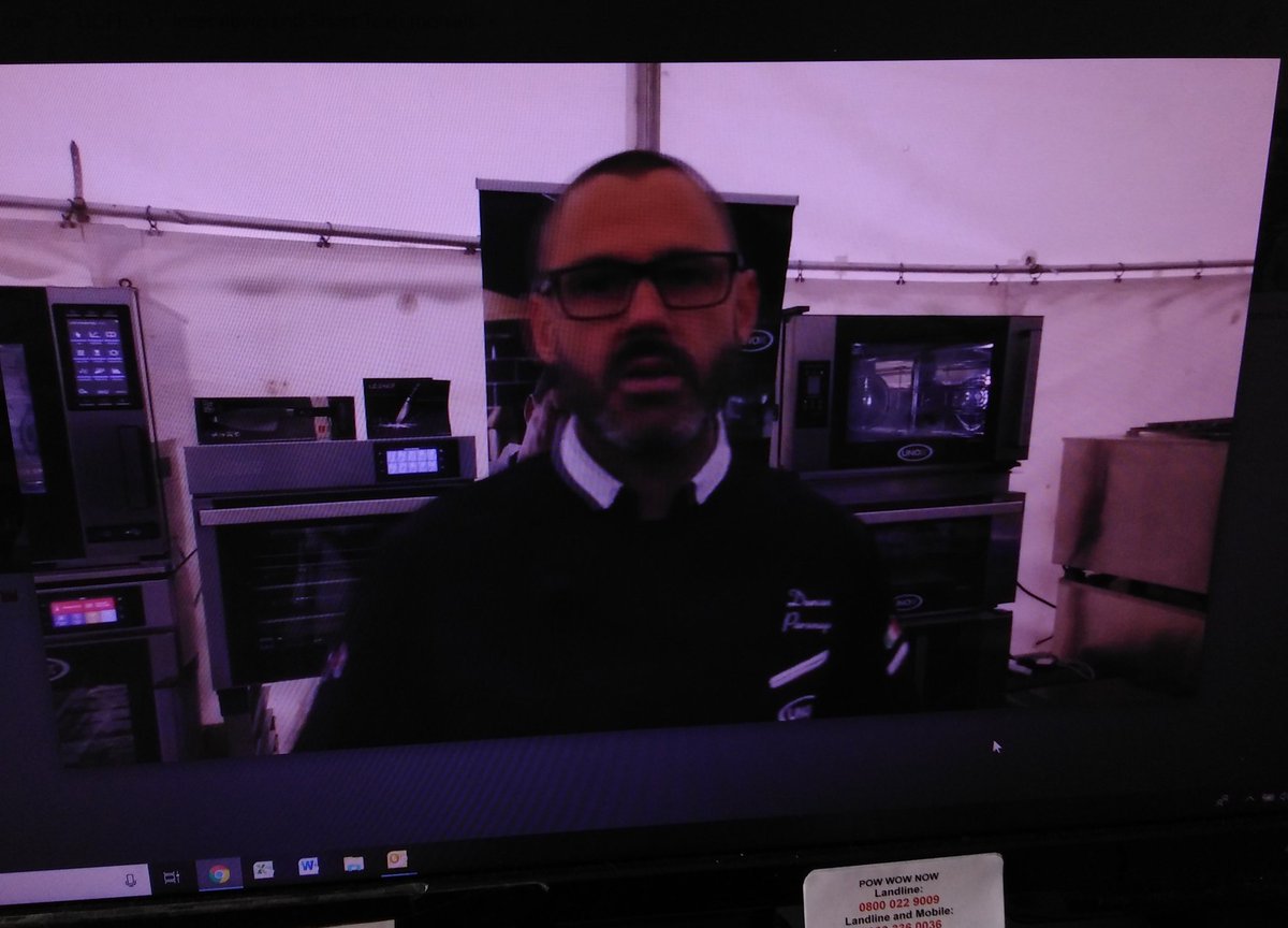 IanNottage's tweet photo. And so it starts again! @LeeMaycock1 @martinichef @cookeryfoodfest wash up meeting @mcculloughmoore and planning for #ucff2019 #scary oh and it was our Becky's birthday 🎂🎉 #trueprofessional AND got a sneak preview of official #ucff19 video @DunkyJP @UnoxUK looking good chef😉 https://t.co/iq22lf3phC